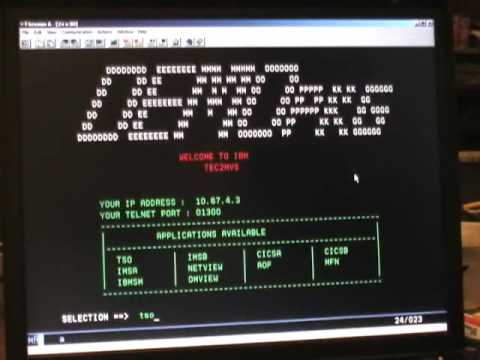 TSO ISPF  Lesson1 Logon - Introduction to Sign On