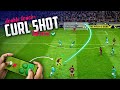 Curl Shot Tutorial in eFootball 2024 Mobile [ Classic Control ]