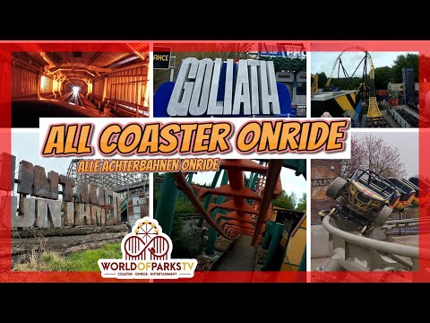 Walibi Holland 2023 - All Roller Coasters / Alle achtbanen (Onride) Alle Achterbahnen Walibi Holland
