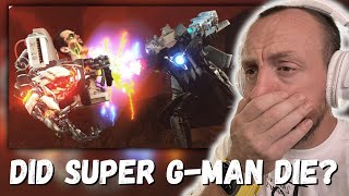 DID SUPER G-MAN DIE? skibidi toilet zombie universe 28 ( New Virus) REACTION!!!
