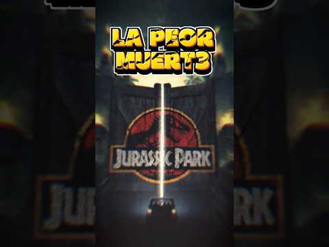 La muerte más brutal de la saga Jurassic Park🦖 #jurassicworld #indominusrex #peliculas