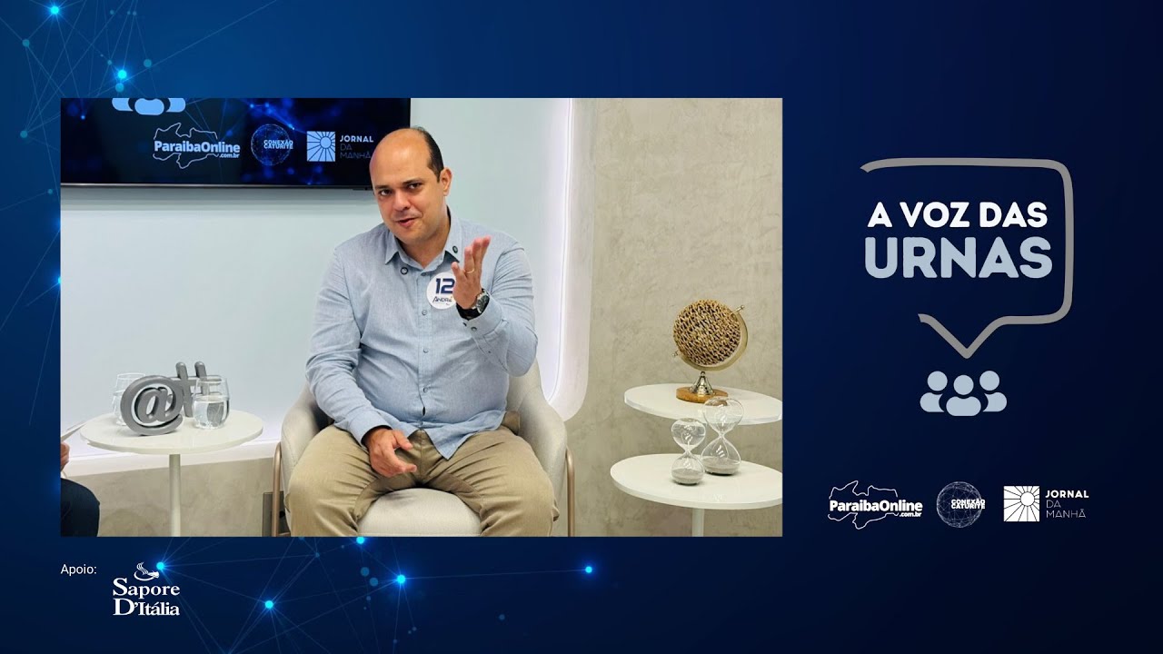 A Voz das Urnas (23/09/24) - ParaibaOnline entrevista o candidato a prefeito André Ribeiro