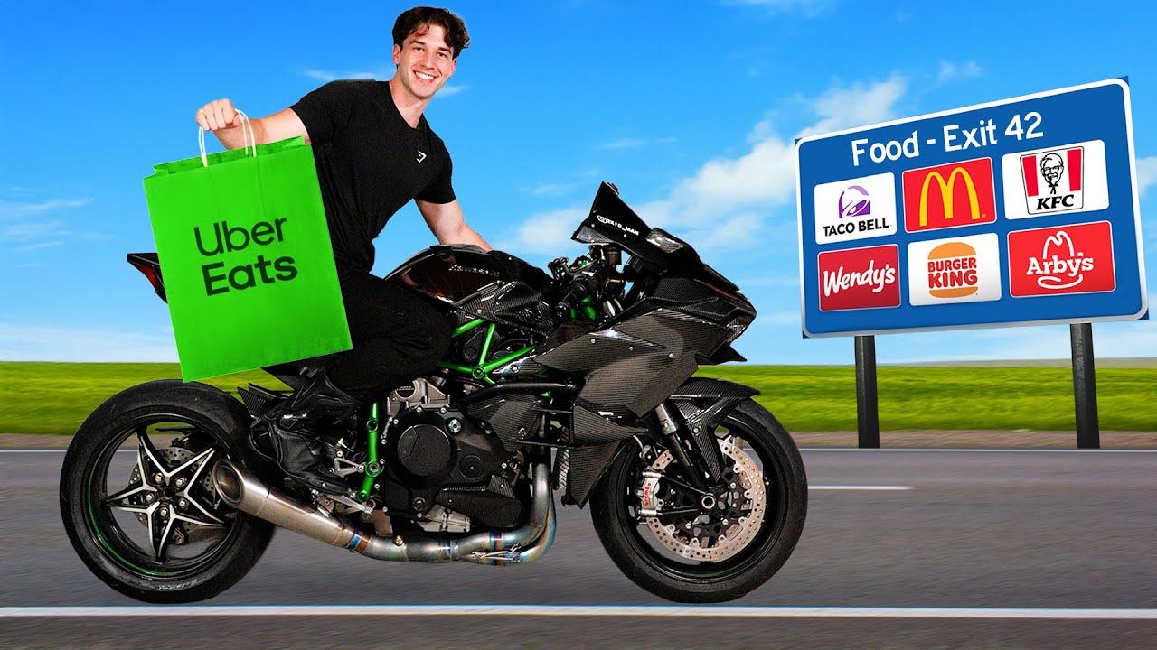 I Tried Uber Eats on a Ninja H2