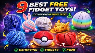 👉 9 FREE Fidget Toys You NEED to Print (No Supports!)