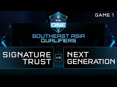 Signature Trust vs Next Generation - ESL One Manila SEA Qualifier - Game 1