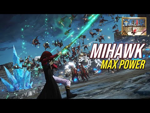 One Piece Pirate Warriors 4 - Mihawk Maxed Out Gameplay