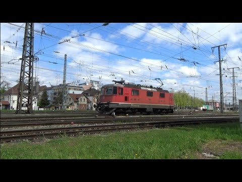 🇩🇪🇨🇭 SBB Re 420 156 (11156)  BoBo Re4/4in Singen Hauptbahnhof