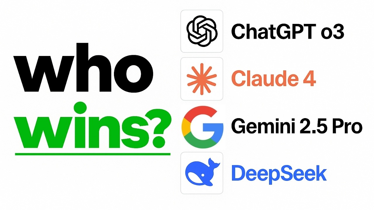 DeepSeek R1-0528 VS Claude 4 VS Gemini 2.5 Pro VS GPT o3: Who wins?
