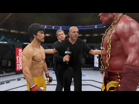 Bruce Lee vs. Red Titan - EA Sports UFC 4 - Epic Fight 🔥🐲