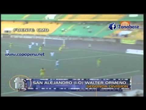 San Alejandro 1-0 Walter Ormeño  [Segunda División]