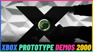XBOX Prototype Console & Demos In 2000.