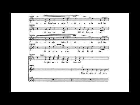 Bevo al tuo fresco sorriso (La Rondine - G. Puccini) Score Animation