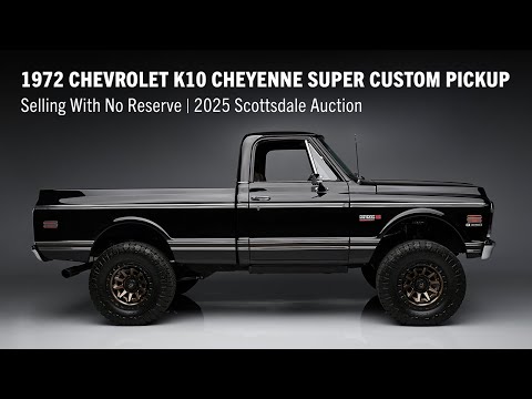 FIRST LOOK - 1972 Chevrolet K10 Cheyenne Super Custom Pickup - BARRETT-JACKSON 2025 SCOTTSDALE