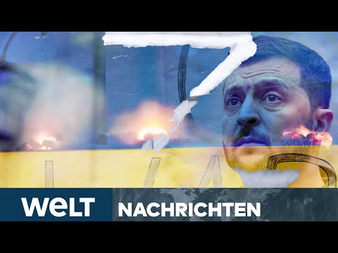 PUTINS KRIEG: Selenskyj im Frontgebiet – Russischer Ring im Donbass wird enger | WELT Nachtstream