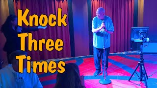 Knock Three Times  -  Jeff Stacey cruise ship karaoke performance of the 1970 hit by Dawn