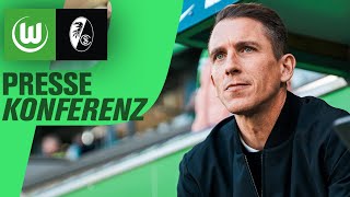 Pressekonferenz mit Bauer & Schuster nach VfL Wolfsburg - SC Freiburg | Bundesliga 2025/26