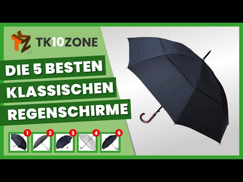 Die 5 besten klassischen Regenschirme