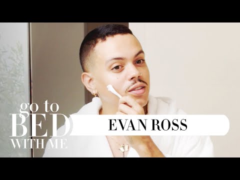 Actor Evan Ross' Nighttime Skincare Routine | Go To Bed With Me | Harper's BAZAAR