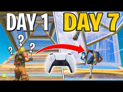 1 Week Controller Progression Fortnite (KBM To Controller)