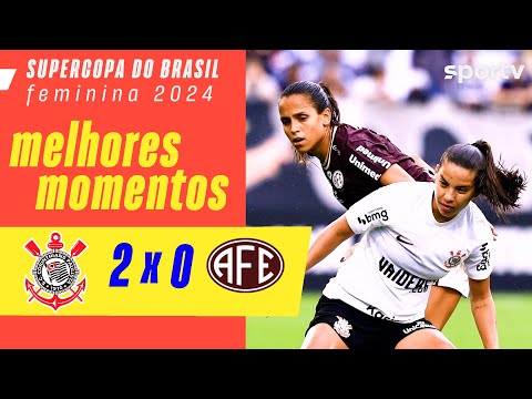 Gols e lances de Corinthians x Ferroviária-SP