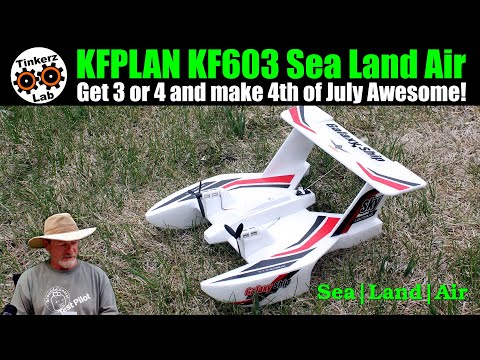 Make the 4th of July Awesome with 3-4 Sea Land Air Beginner Planes from Banggood