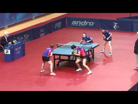 ITTF World Tour Polish Open 2015 JIANG Huajun TIE Ya Na vs DING Ning ZHU Yuling