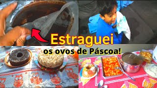 Vlog: Fim de semana de Pscoa | Ovo de Pscoa, ficou parecendo uma borracha
