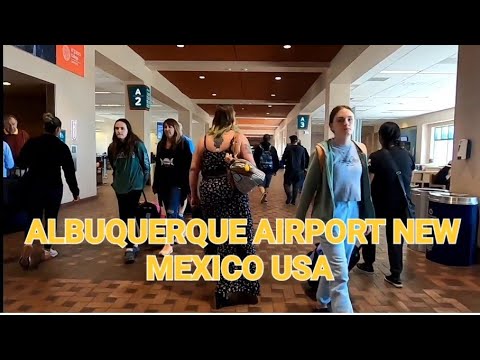 Walk tour Albuquerque International Sunport Airport ABQ | Southwest