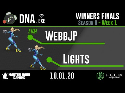 DNA.EXE S8:W1 - EDM | WebbJP (Zero Suit Samus) Vs. Lights (Zero Suit Samus, Roy) - Winners Finals