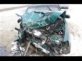 Tragic accident in Russia February 2017 Car crash compilation