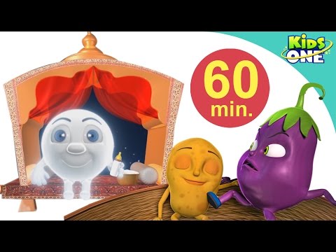 Chand | Aloo Kachaloo Beta | Hindi Children Rhymes | 60 Min Compilation