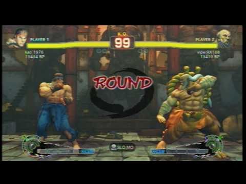 SSF4 [A vs A]: kao 1976(#14 Ryu) vs viperRX188(#20 Gouken) Ep.112