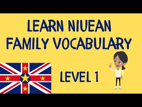 Learn Niuean - Family Vocabulary (Niue Language)