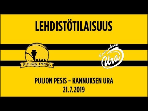 21.07.2019 Lehdistötilaisuus Puijon Pesis - Kannuksen Ura