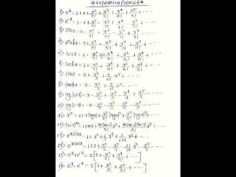 Expansion of Sinx | Expansion of Cosx | Expansion of Tanx | #passionmathsstudy #shorts #short