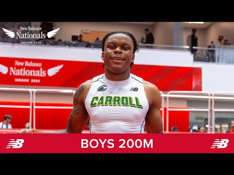 Boys 200m - New Balance Nationals Indoor 2024