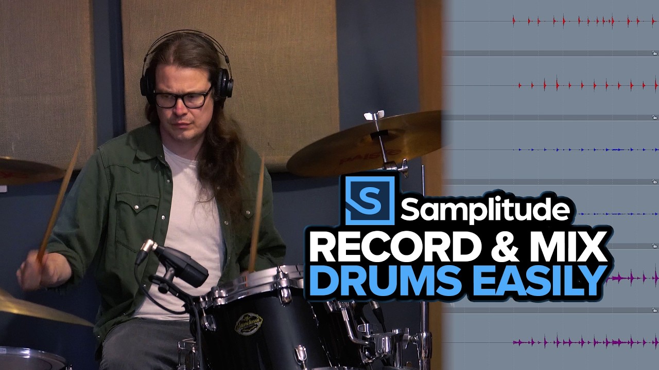 Samplitude: Record & Mix Drums Easily