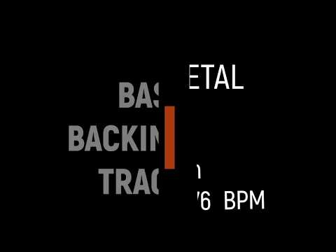 METAL BASS backing Track  Em Pista para bajo
