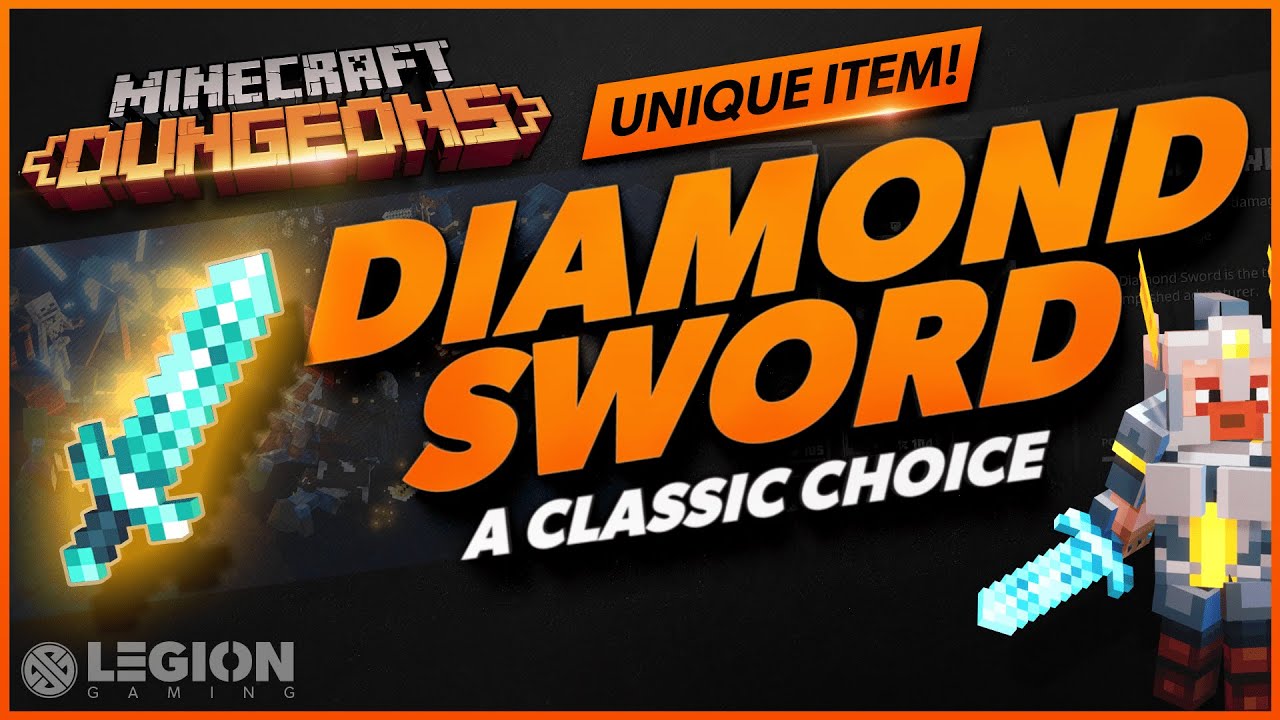 Minecraft Dungeons - DIAMOND SWORD | Unique Item Guide