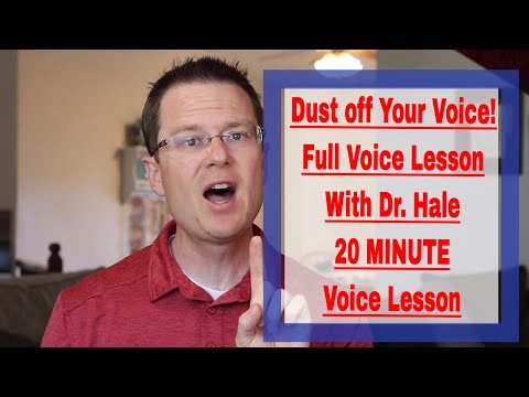 DUST OFF YOUR VOICE!! This 20 MINUTE Voice lesson will help you get your voice back into shape!