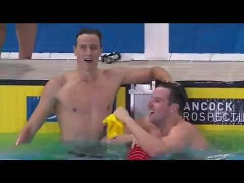 Men's 100m freestyle FINAL Pan Pacific Swimming Championships 2014