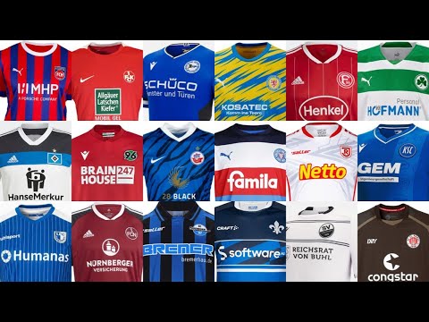 2022-23 Bundesliga 2 Kit Overview - All 18 Teams' Kits