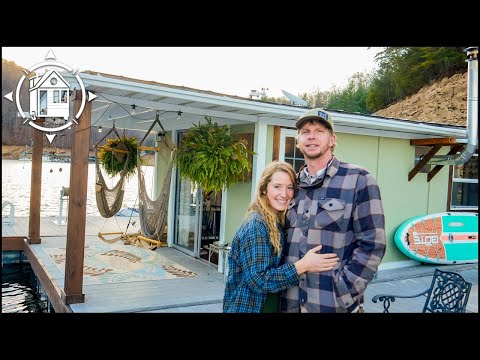 Couple lives in homemade Floating Shack for just $2500 a yr!