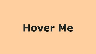 Text Hover Effect in CSS