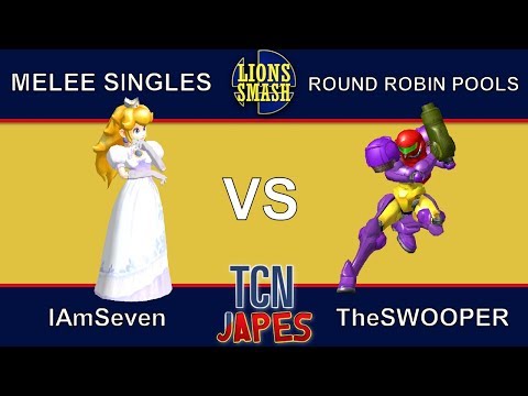 TCNJapes 3 SSBM Singles - TheSWOOPER (Samus) vs. IAmSeven (Peach) - Round Robin Pools