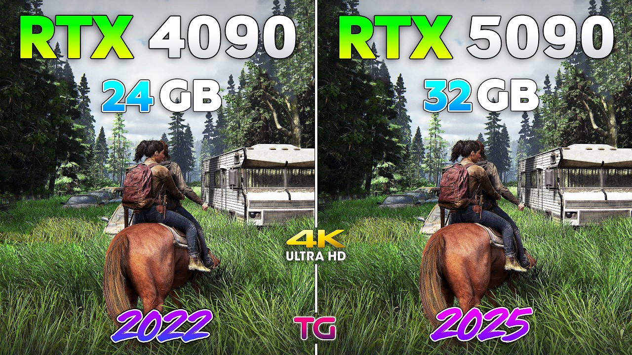 RTX 4090 vs RTX 5090 - Comparison with New Drivers | 4K