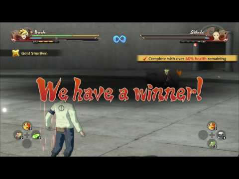 Road to Boruto chuunin exam Round 3 Boruto vs Shikadai