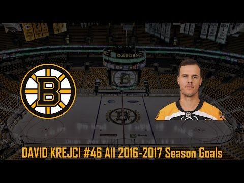 David Krejci - NHL Season 2016/2017 (All Goals)