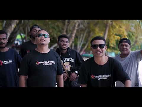 Bersama Bawaslu Manokwari Sukseskan Pemilihan Umum - Jack Barr_Bpk-George Prawar_Bii'Mg