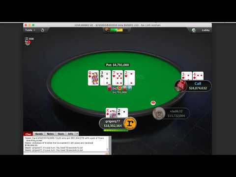 Sunday Million 11 February 2018 CARDS UP Final Table PokerStars